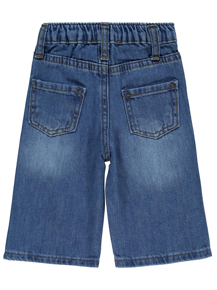 Civil Baby İspanyol Paça Geniş Cepli 6-18 Ay Pantolon - Mavi