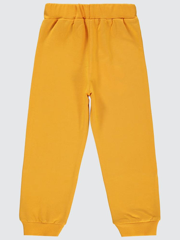 Civil Boys Sevimli Hayvanlar Paça Baskılı 2-5 Yaş Eşofman Altı - Hardal