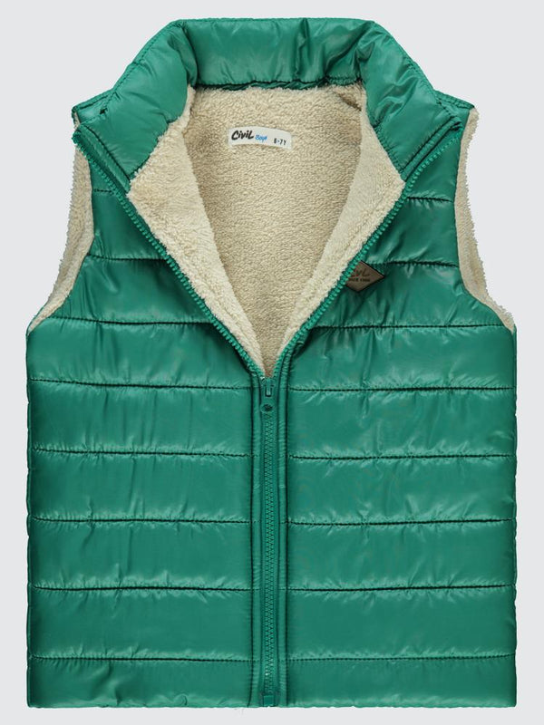 Civil Boys Ray Desen Welsoftlu 6-9 Yaş Yelek - Yeşil
