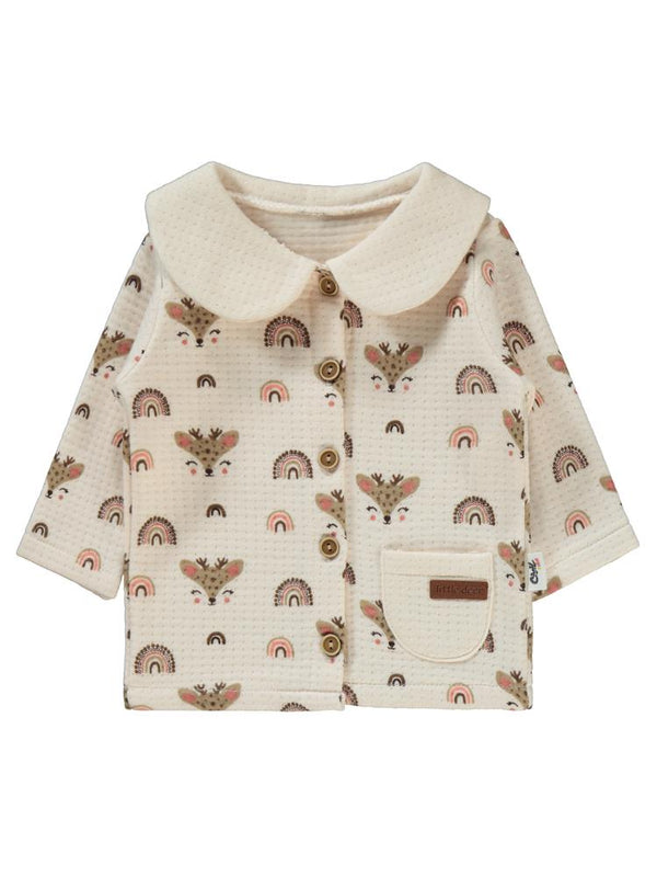 Civil Baby Gökkuşağı Etiketli 1-6 Ay Pijama Takımı - Fil Dişi