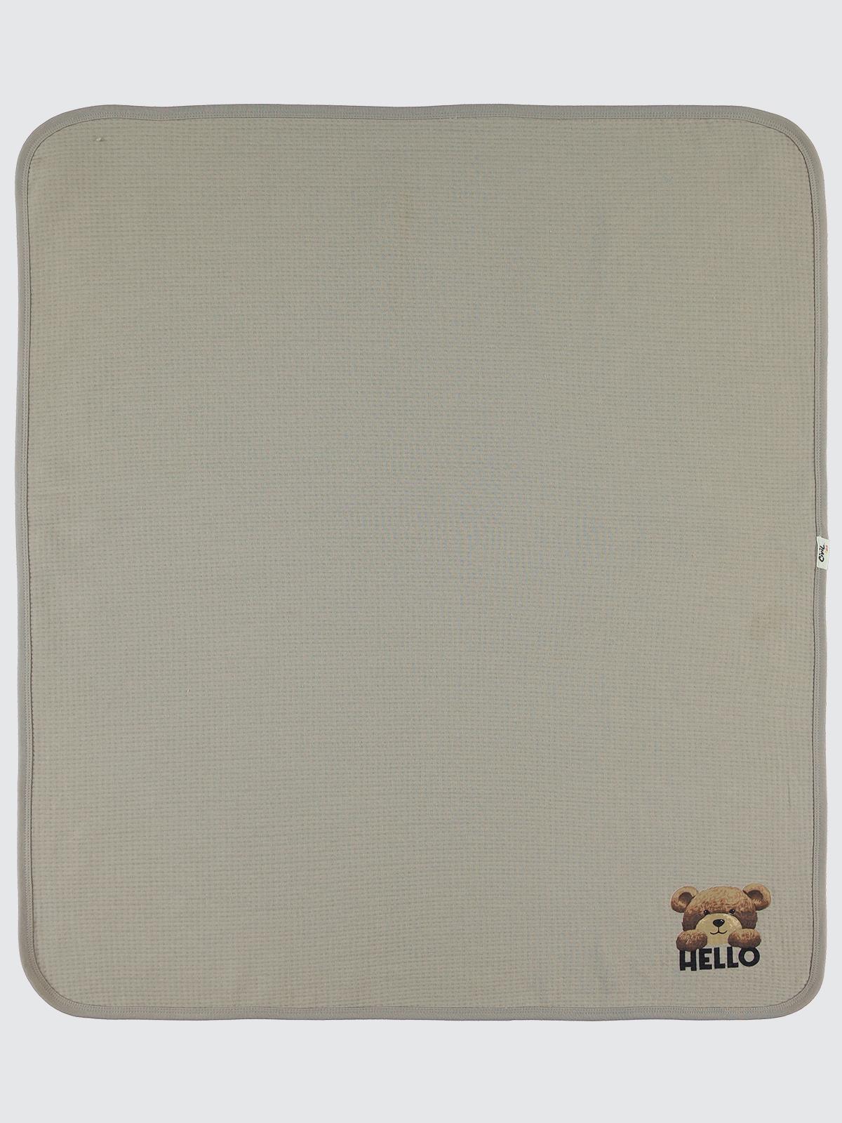 Civil Baby Ayıcık Baskılı Battaniye - Bej