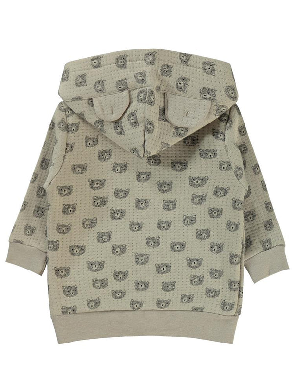 Civil Baby Ayıcık Empirmeli 6-18 Ay Hırka - Bej