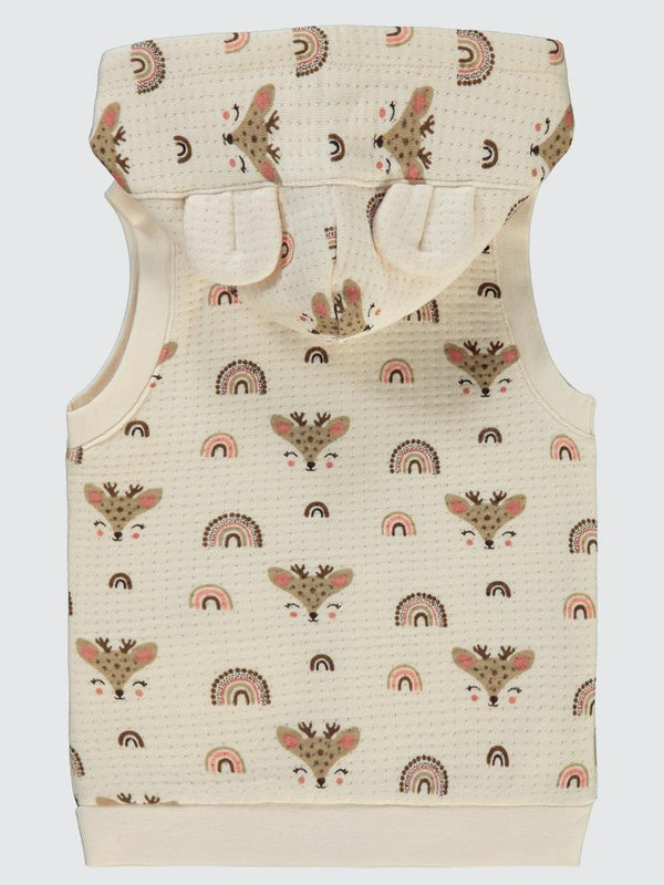 Civil Baby Geyik Empirme 6-18 Ay Yelek - Fil Dişi