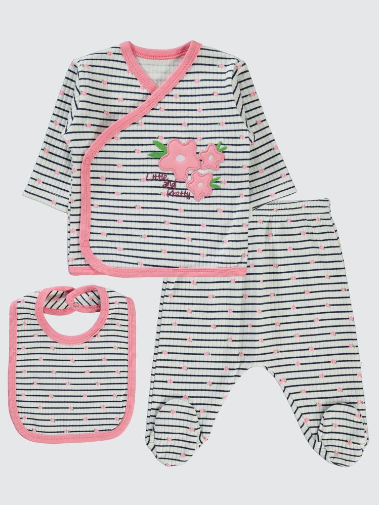 Civil Baby Lıttle And Pretty Empirme Zıbın Takımları - Pembe