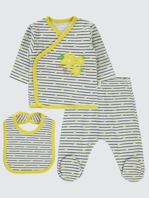 Civil Baby Lıttle And Pretty Empirme Zıbın Takımları - Sarı