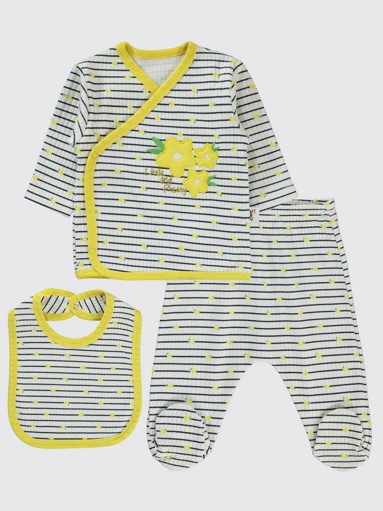 Civil Baby Lıttle And Pretty Empirme Zıbın Takımları - Sarı