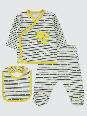 Civil Baby Lıttle And Pretty Empirme Zıbın Takımları - Sarı