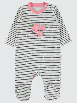 Civil Baby Lıttle And Pretty Empirme 1-6 Ay Tulum - Pembe