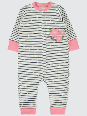 Civil Baby Lıttle And Pretty Empirme 6-18 Ay Tulum - Pembe