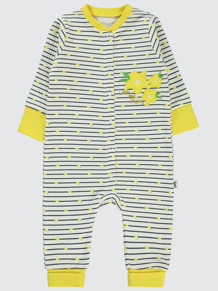 Civil Baby Lıttle And Pretty Empirme 6-18 Ay Tulum - Sarı