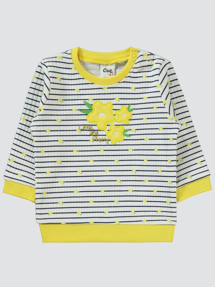 Civil Baby Lıttle And Pretty Empirme 6-18 Ay Takım - Sarı