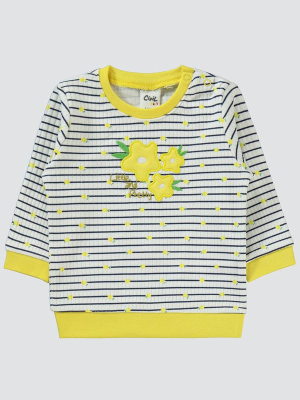 Civil Baby Lıttle And Pretty Empirme 6-18 Ay Takım - Sarı