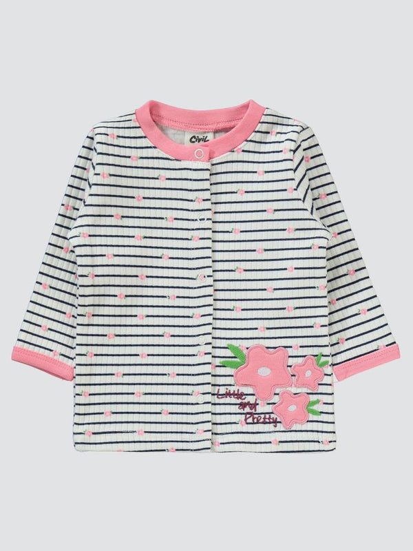 Civil Baby Lıttle And Pretty Empirme 1-6 Ay Pijama Takımı - Pembe
