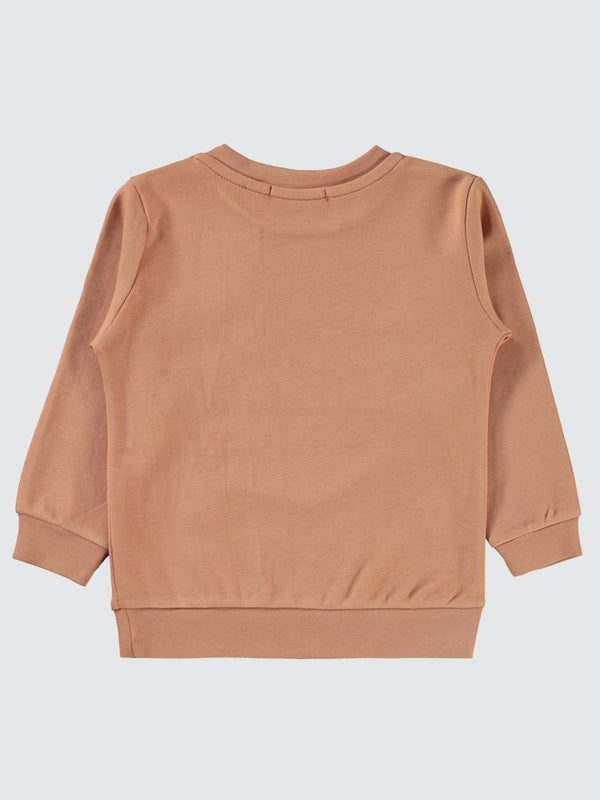 Civil Girls Papatya Baskılı 2-5 Yaş Sweatshirt - İtalyan Kili