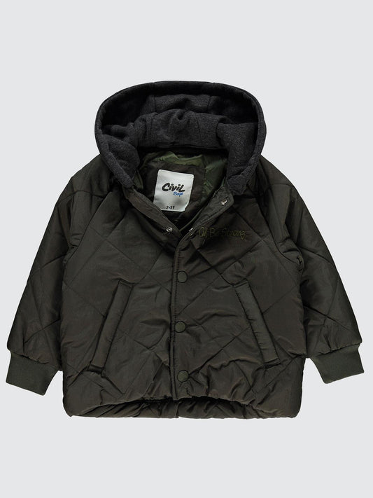 Civil Boys Kapitone Owersize 2-5 Yaş Mont - Haki