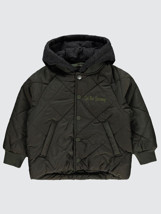 Civil Boys Kapitone Owersize 2-5 Yaş Mont - Haki