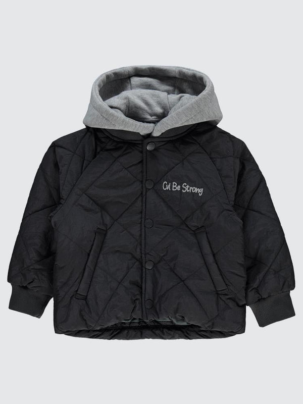 Civil Boys Kapitone Owersize 2-5 Yaş Mont - Gri