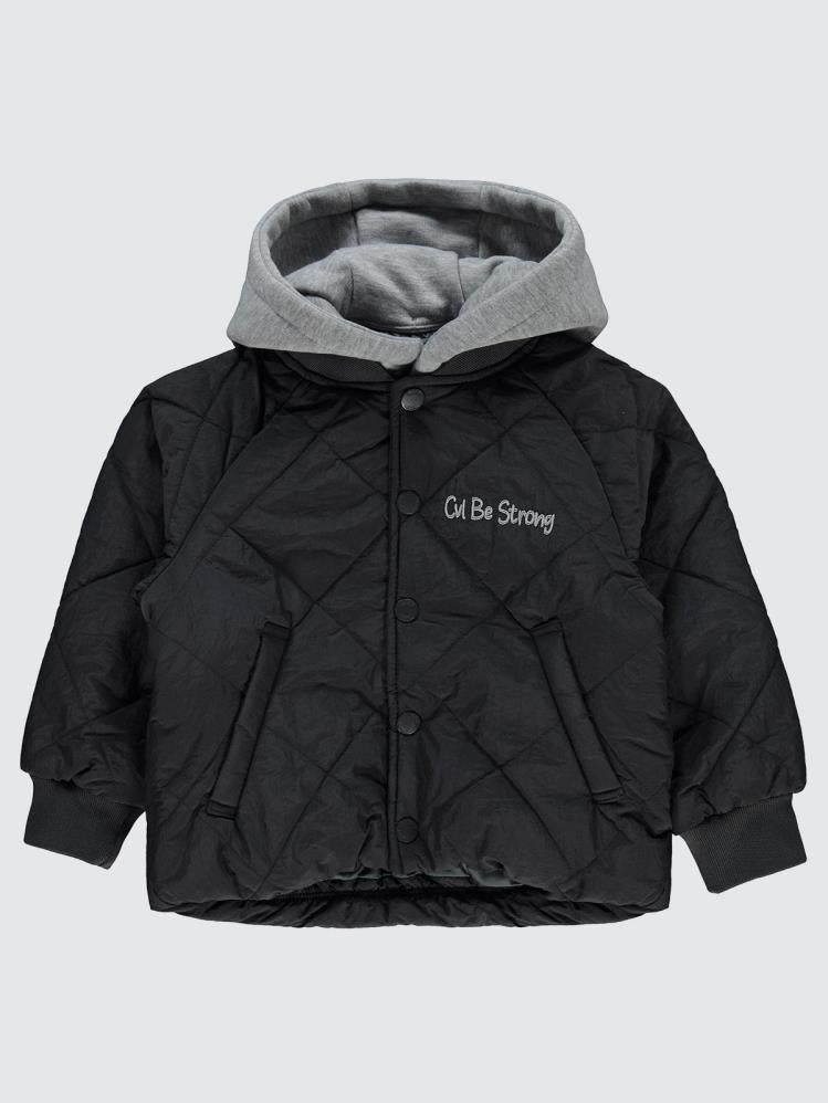 Civil Boys Kapitone Owersize 2-5 Yaş Mont - Gri