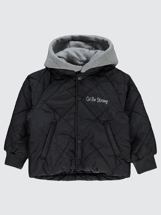 Civil Boys Kapitone Owersize 2-5 Yaş Mont - Gri