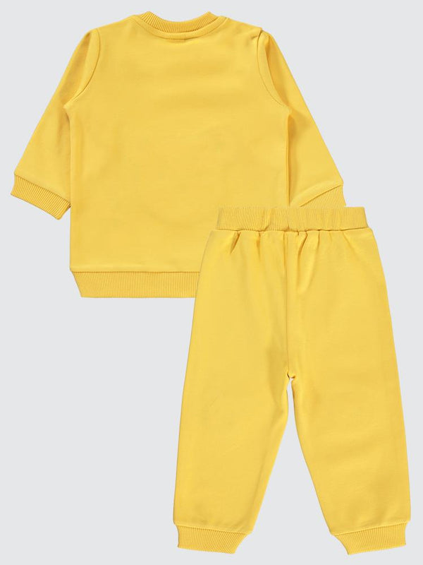 Civil Baby Ayıcık Nakışlı 6-18 Ay Takım - Hardal