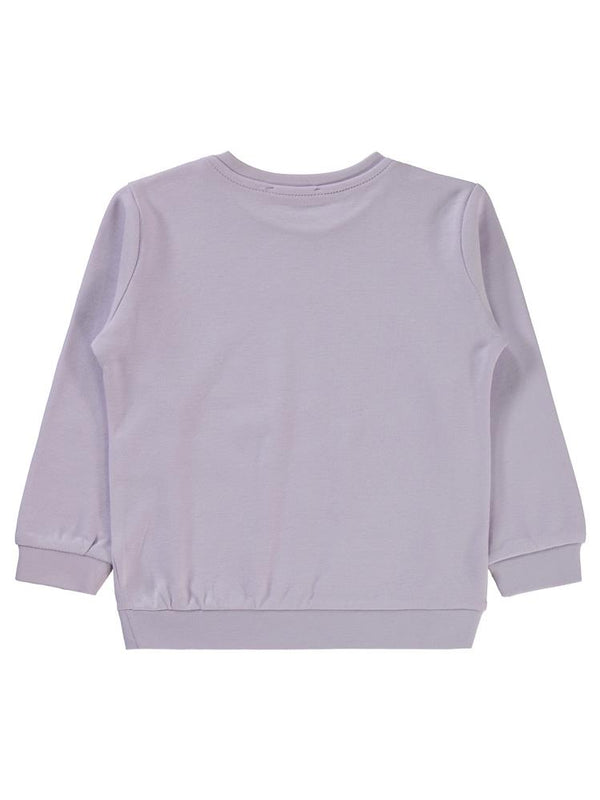 Civil Girls Düz 2-5 Yaş Sweatshirt - Lila