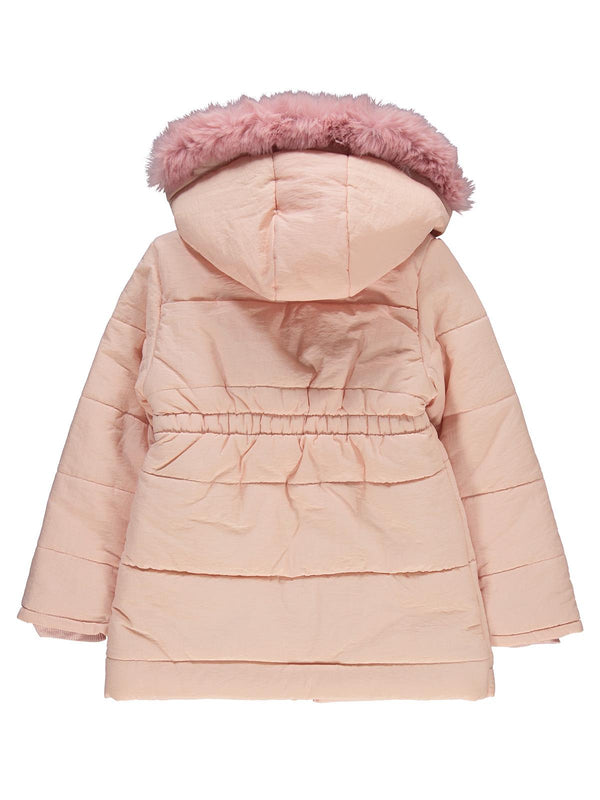 Civil Girls Bel Büzgülü 10-13 Yaş Mont - Pudra