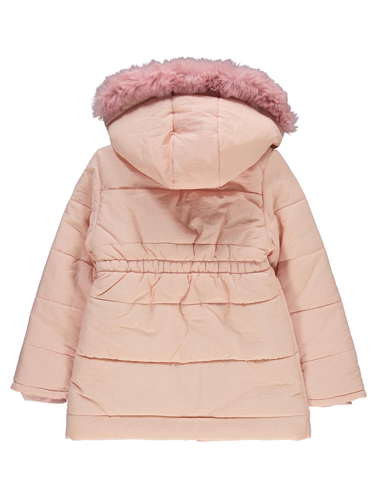 Civil Girls Bel Büzgülü 10-13 Yaş Mont - Pudra