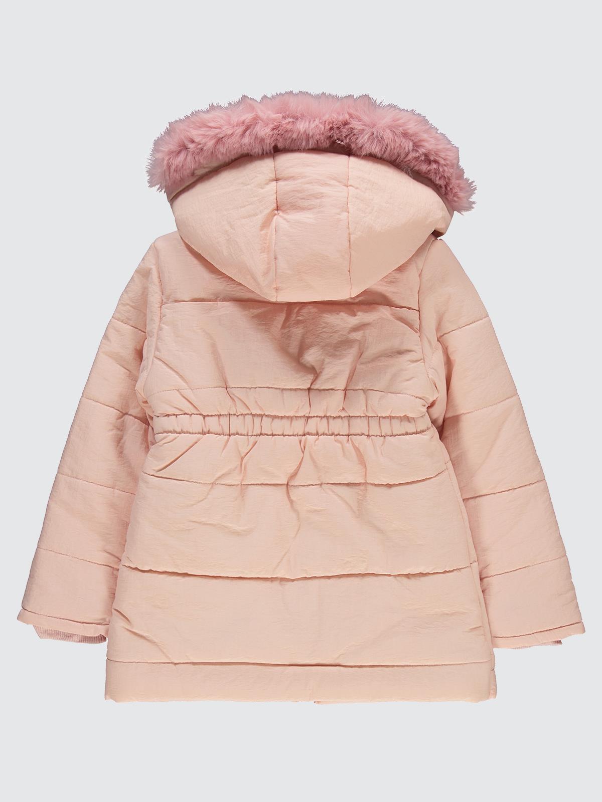 Civil Girls Bel Büzgülü 10-13 Yaş Mont - Pudra