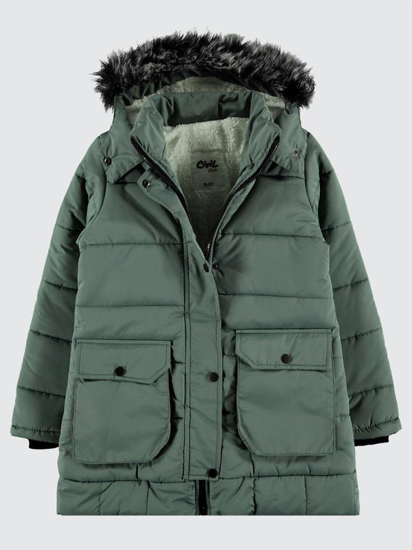 Civil Girls Torba Cepli 10-13 Yaş Mont - Yeşil