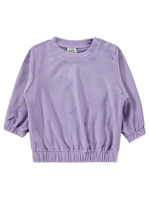 Civil Baby Düz 6-18 Ay Sweatshirt - Lila