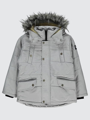 Civil Boys Reflektör Garnili 6-9 Yaş Mont - Gri