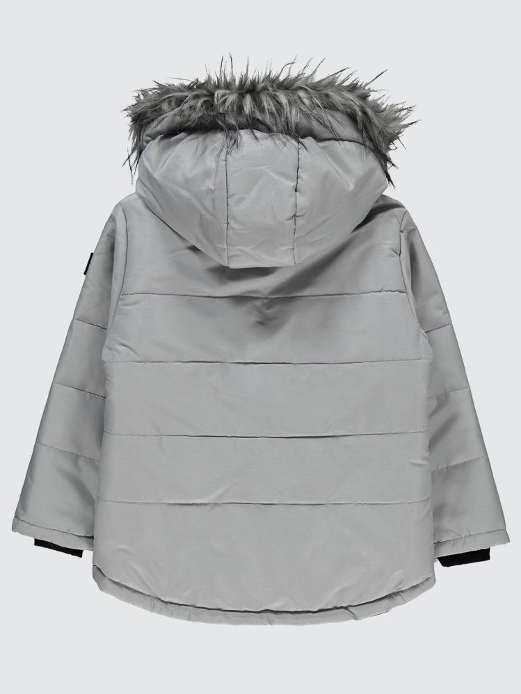 Civil Boys Reflektör Garnili 6-9 Yaş Mont - Gri