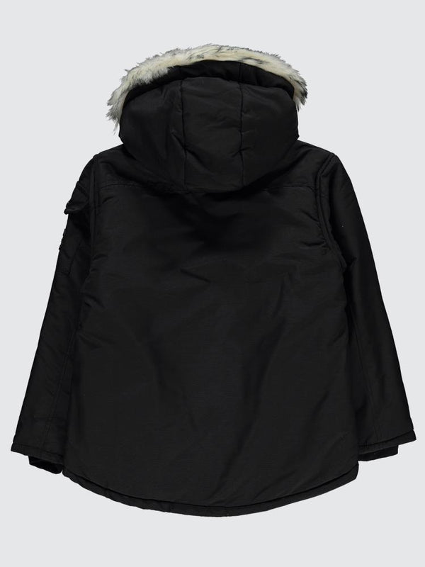 Civil Boys Fermuarlı Cepli 6-9 Yaş Mont - Siyah