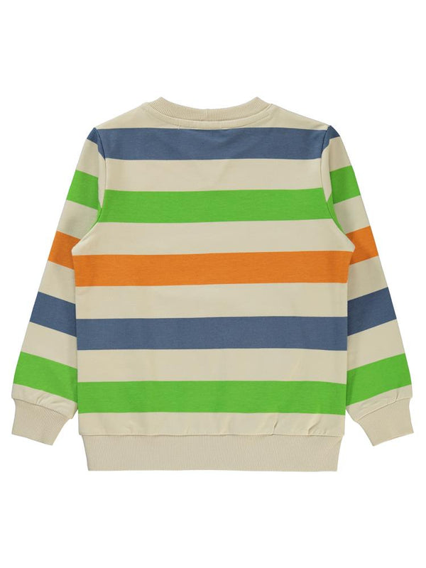 Civil Boys Cool Dude Etiketli 10-13 Yaş Sweatshirt - Turuncu