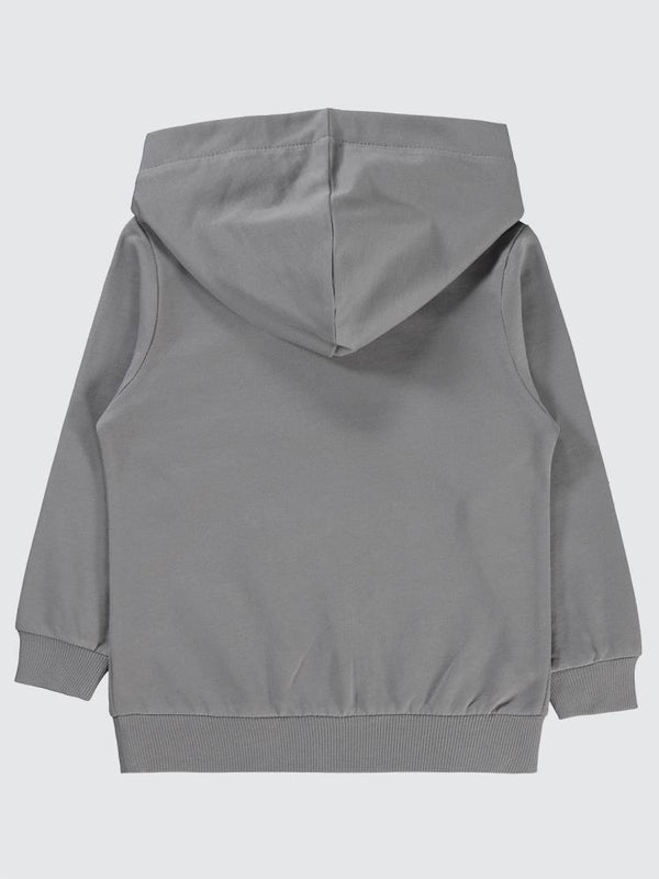 Civil Boys Streetball Baskılı 2-5 Yaş Sweatshirt - Gri