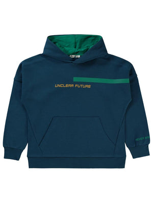 Civil Boys Unclear Future Baskılı 10-13 Yaş Sweatshirt - Yeşil