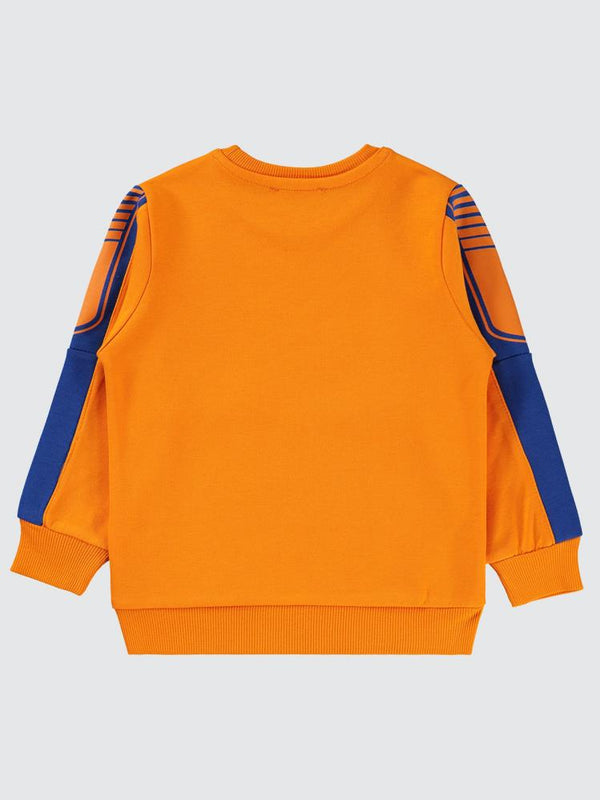 Civil Boys Always Ready Baskılı 2-5 Yaş Sweatshirt - Turuncu