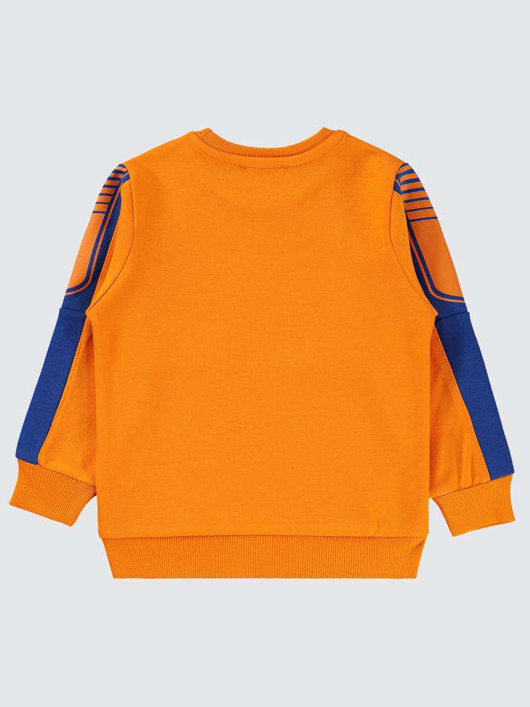 Civil Boys Always Ready Baskılı 2-5 Yaş Sweatshirt - Turuncu