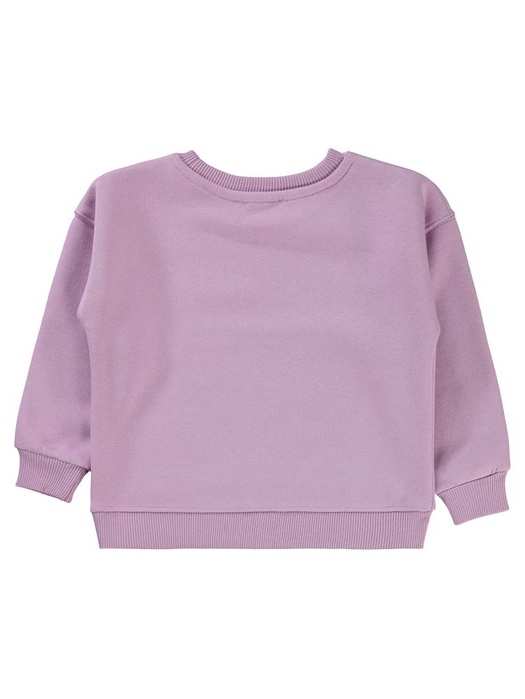 Civil Girls Magical Nakışlı 2-5 Yaş Sweatshirt - Lila