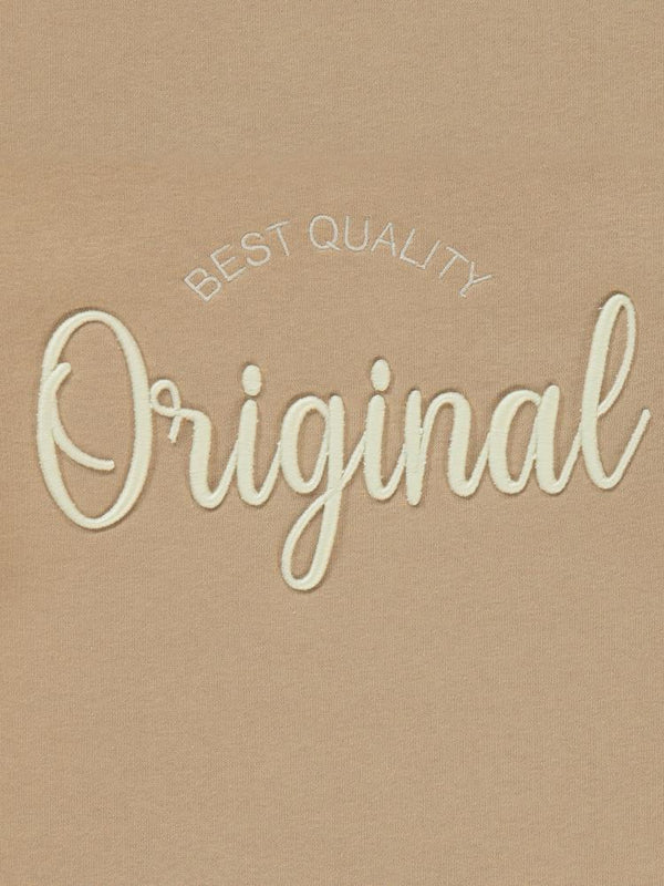 Civil Girls Original Nakışlı 10-13 Yaş Sweatshirt - Bej