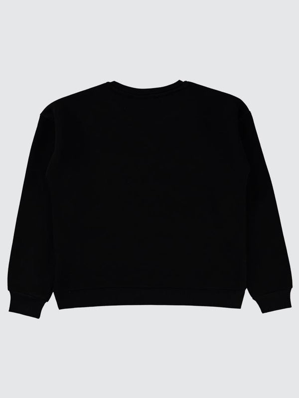 Civil Girls Original Nakışlı 10-13 Yaş Sweatshirt - Siyah