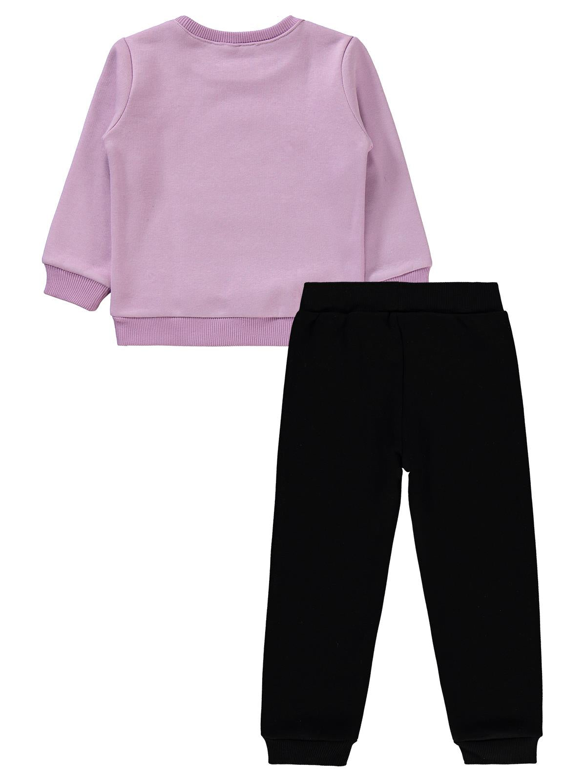 Civil Girls Unicorn Baksılı 2-5 Yaş Eşofman Takımı - Lila