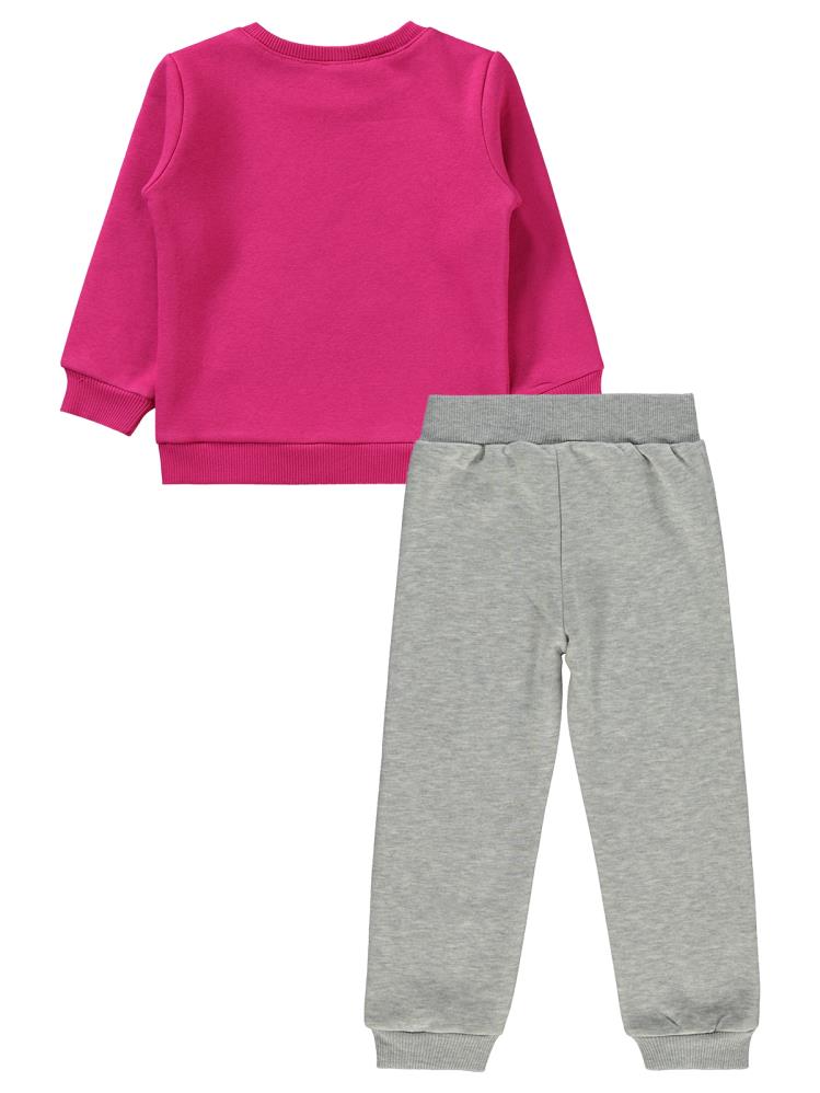 Civil Girls Unicorn Baksılı 2-5 Yaş Eşofman Takımı - Fusya