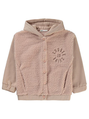 Civil Girls Choose Nakışlı Kuzu 6-9 Yaş Hırka - Turuncu