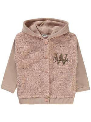 Civil Girls Wonderrful Nakışlı 2-5 Yaş Hırka - Turuncu