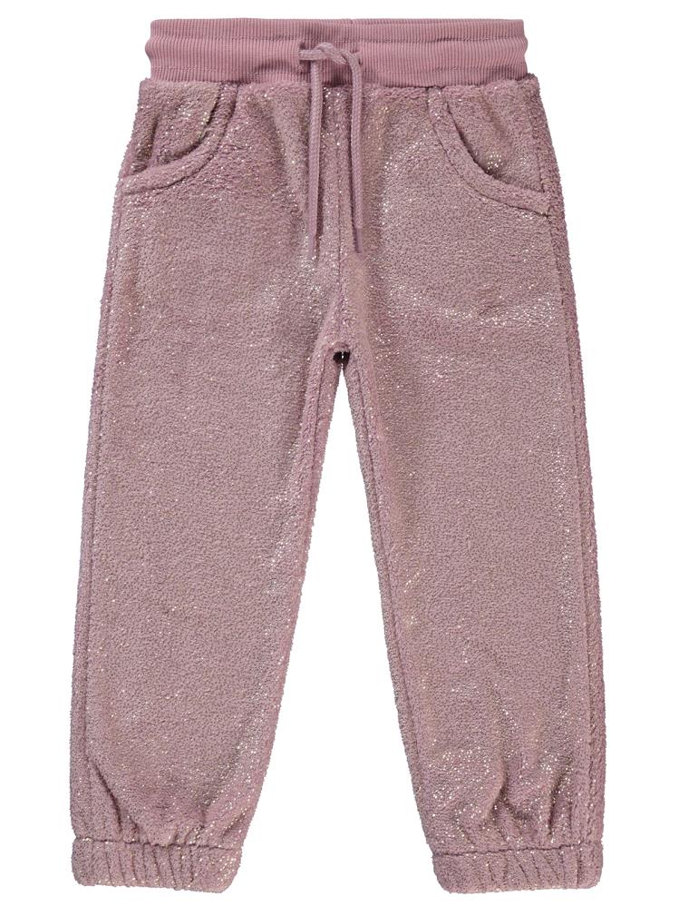 Civil Girls Simli Velsoft 2-5 Yaş Eşofman Altı - Lila