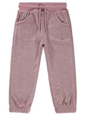 Civil Girls Simli Velsoft 2-5 Yaş Eşofman Altı - Lila