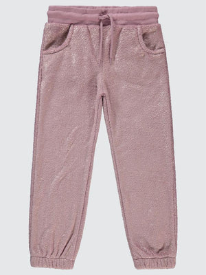 Civil Girls Simli Velsoft 6-9 Yaş Eşofman Altı - Lila