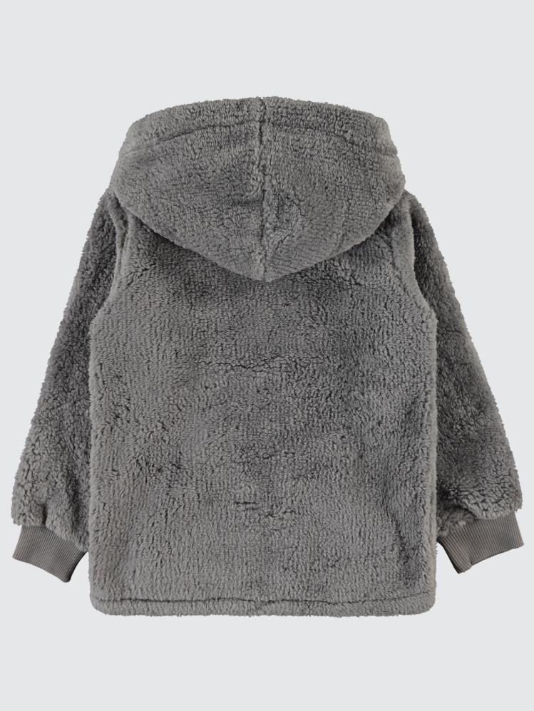 Civil Girls Kanguru Cepli 10-13 Yaş Hırka - Gri