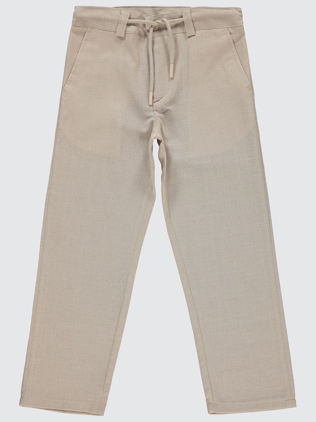 Civil Boys Klasik İpli 10-13 Yaş Pantolon - Bej